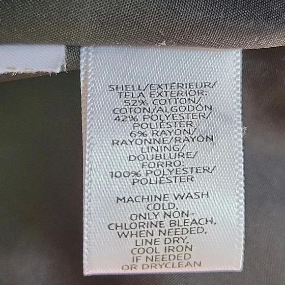 LOFT Faux Wrap Cotton Blend Mini Skirt Boho Print Size 6 - Picture 13 of 13